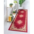 thumbnail image 2 of Rugs.com Amaya Collection Rug – 8 Ft Runner Burgundy Medium Rug Perfect For Hallways, Entryways, 2 of 8