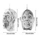 thumbnail image 5 of Billuyoard Decoración de cabeza Horrible de látex para Halloween en interiores, sala de estar, pasillo, patio trasero, adorno aterrador, decoración para Kits de decoración para fiestas Masculino Billuyoard HA068195-01, 5 of 6