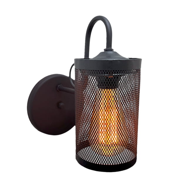 Lampara De Pared Luz Ideal, Arbotante Cilindro Vintage.
