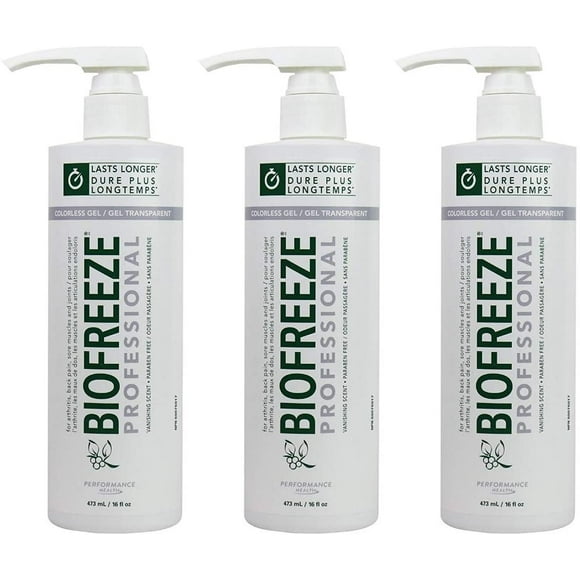 BIO FREEZE Professionnel - Pompe 16 Oz (Lot de 3)