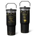 thumbnail image 2 of 1pc graduate 30oz Tumbler with Straw & Handle - Insulated Stainless Steel Cup | Holiday Gift for Man Women (Christmas, Valentine's, Birthday), 2 of 7