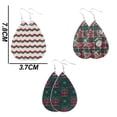 thumbnail image 2 of Pendientes de piel sintética de Navidad, pendientes colgantes de Navidad Zhivalor CPB-CJZ354-1, 2 of 5