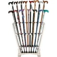 thumbnail image 2 of Royal RC Canes White Ash Wood Cane Stand – Durable Two-Tier Organizer for Up to 15 Walking Canes – Elegant Display Rack for Walking Stick for Men and Women, 2 of 3