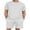 01-Light Gray, variant on GIRUNS Men's 2 Piece Outfits Short Sleeve and Shorts Summer Beach Sets Tracksuit Light Gray L