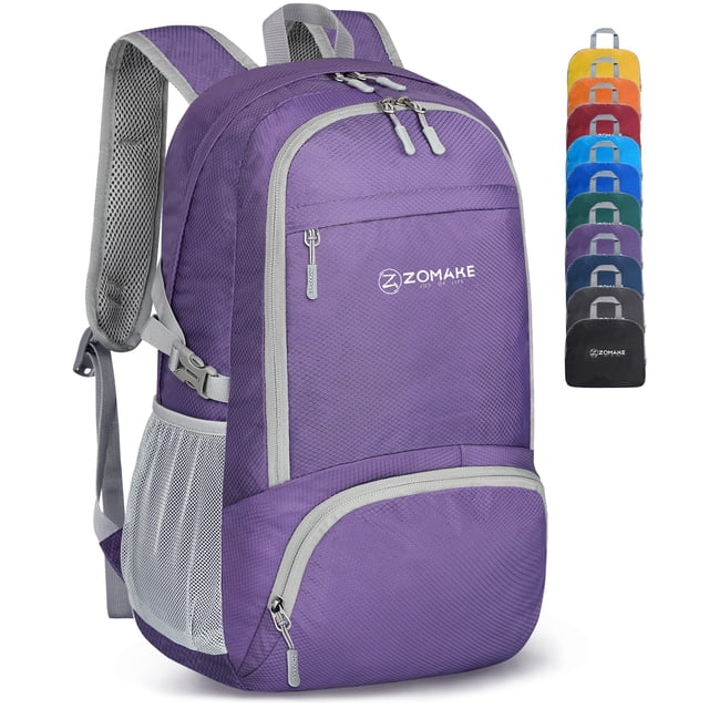 Mochila ZOMAKE ligera y plegable de 30 litros para viajes de senderismo