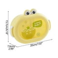 thumbnail image 3 of JGJJUGN Small-Capacity Lunch Box | Cute Portable Fruit Container | Transparent PP Bento Box with Lid | Compartment Design | Non-Slip Handle | Leak-Proof & Convenient for On-The-Go Snacking, 3 of 6
