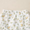 thumbnail image 4 of CAUYDY Kids Girl Summer Outfit Sleeveless T-shirt Elastic Waist Shorts 2 Pcs Set for Children 4T 5T 6T Little Girls Shorts Set Toddler Girls Summer Clothes (Sizes 12-18 Months,D01-Yellow), 4 of 8