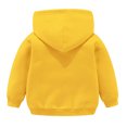 thumbnail image 3 of Vedolay Sweatshirts Kid Girl's Tie Dye Hoodies Long Sleeve Crew Neck Pulllover Top,Yellow 5-6 Years, 3 of 5