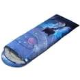 thumbnail image 4 of Lightweight Warm 3-Season Semi-Rectangular Sleeping Bag for 1 Person – Waterproof Polyester, Compression Sack Included, 90"L x 31"W, Comfort Rated 0 ° C to 25 ° C, 4 of 6