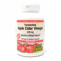Natural Factors - Fermented Apple Cider Vinegar 500 mg. - 180 Capsules
