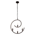 thumbnail image 2 of Lighting IRONCLAD Farmhouse 4 Light Oil Rubbed Bronze Ceiling Pendant 20" Wide, 2 of 5