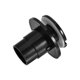 thumbnail image 5 of PVC Agua Tubo Montaje 25mm Recto Mamparo Unión Conector con Sello Junta para Tanque Drenaje, Paquete de 3, 5 of 5