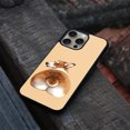 thumbnail image 4 of WIRESTER Shockproof Soft Rubber Cover Case for Apple iPhone 15 Pro 6.1" 2023, Pembroke Welsh Corgi Dog Butt Looking Back On Sunset Background, 4 of 5
