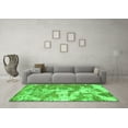 thumbnail image 3 of Ahgly Company Indoor Rectangle Abstract Green Modern Area Rugs, 7' x 9', 3 of 4