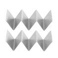 thumbnail image 1 of Anti-corrosion Pancake Stand, Silver Taco Holders, 2PCS For Home Type  3, 1 of 8