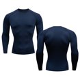 thumbnail image 4 of Camiseta de compresión para hombre, ropa deportiva de verano, camiseta para correr, camisetas deportivas elásticas de secado rápido, camisetas de entrenamiento atléticas para gimnasio para hombre, 4 of 4