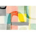 thumbnail image 2 of Cartissi  18x13 White Modern Wood Framed Museum Art Print Titled - Rainbow Roundabout II, 2 of 4