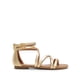 thumbnail image 2 of Sandalias Gladiador Planas con Tiras Doradas DREAM PAIRS Talla 11, 2 of 8