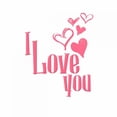 thumbnail image 3 of Grey, Jace 15x15 Black Modern Framed Museum Art Print Titled - Love Hearts, 3 of 5