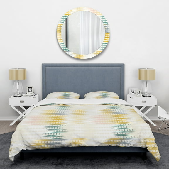 Designart 'Retro Abstract Design VIII' Mid-Century Modern Duvet Cover Set
