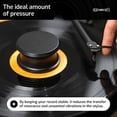 thumbnail image 5 of Hudson Hi-Fi BigBen Estabilizador de peso récord con almohadilla protectora de cuero – Peso de vinilo de 13 onzas – Estabilizador de peso de acero sólido, accesorios de discos de vinilo para mejorar e, 5 of 5