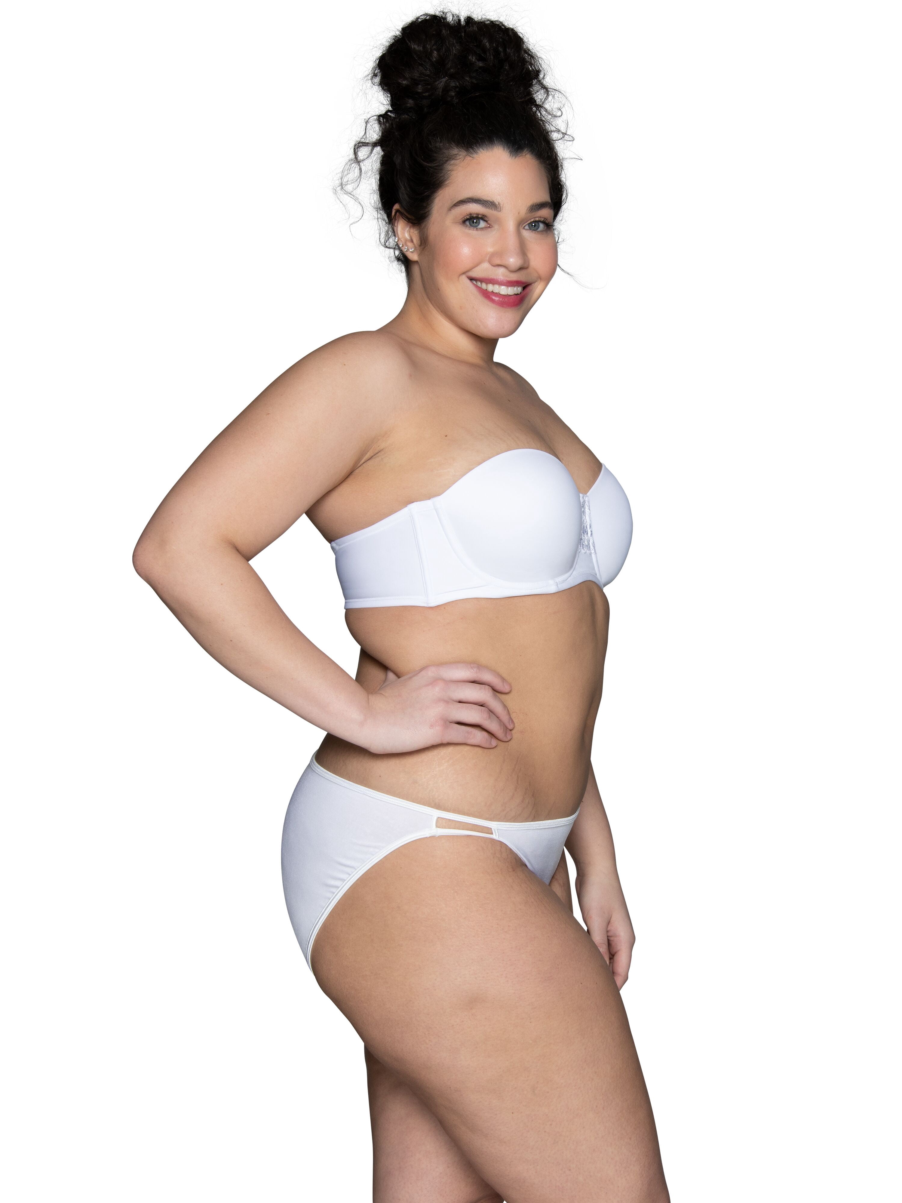 Vanity Fair Lingerie Women's Beauty Back Smoothing Underwire Strapless Bra, Style 74380