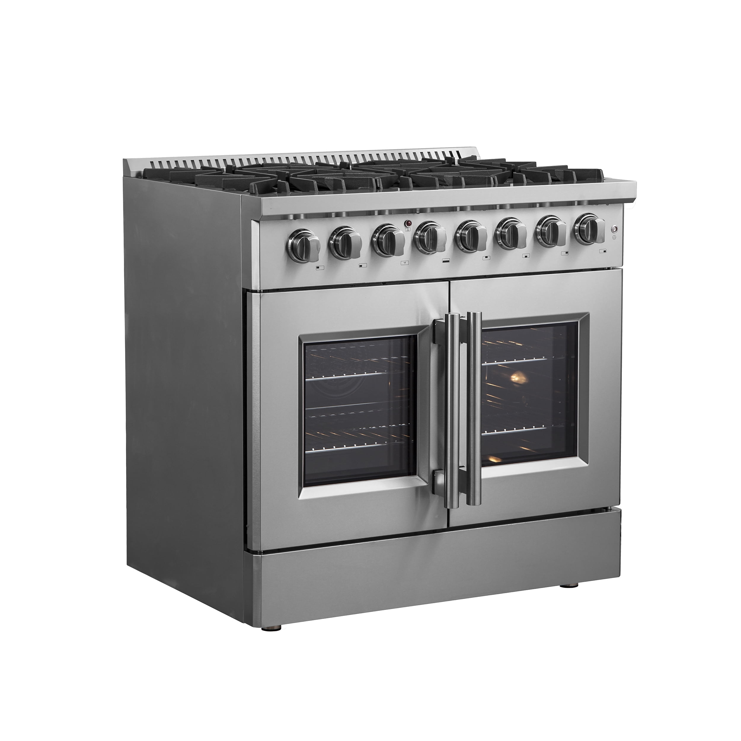 Forno Galiano 36" Freestanding French Door Dual Fuel Range