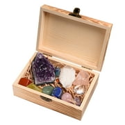 Angle View: WOCLEILIY Healing Crystal Kids Advent Calendar 2020 Crystals And Healing Stones Kit