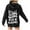 Black, variant on IROINNID Women's Long Sleeve Hoodie Mid-Length Graphic Prints Stylish Sweatshirts Drawstring Tops With Pocket, Coffee