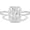 925 Sterling Silver, variant on Radiant Cut Solitaire CZ Diamond Ring for Women, 14K Solid Gold Plated Bezel Set Ring, Tarnish-Free Engagement Wedding Jewelry, Minimalist Gift