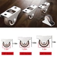 thumbnail image 7 of 4Pcs Mini Rigid Caster Wheels 1 Inch, Low Profile Rubber Rolling Wheels with Steel Top Plate, Little Casters Wheels for Furniture, Under Bed Storage Drawers, Load Capacity 106 Lbs,Non Swivel, 7 of 7