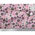 thumbnail image 2 of Soimoi Cotton Poplin Fabric Mandala Kaleidoscope Printed Fabric 1 Yard 42 Inch Wide, 2 of 3