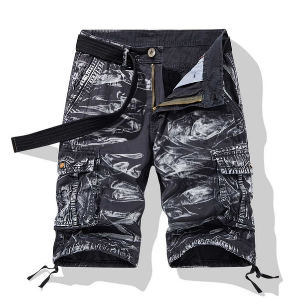 Hvyesh Cargo Shorts for Men Plus Size Multi Pockets Shorts Work ...