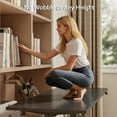 thumbnail image 7 of Furologee Electric Standing Desk, Sit to Stand Up Computer Desk with Storage Bag, Height Adjustable, Memory Presets for Home Office Gaming Workstations, 55 inch Study Table, Rustic Brown, 7 of 7