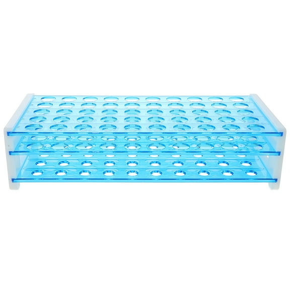 unbranded Laboratory Test Tube Rack Test Tube Holder Rack Multi-Functional Tube Holder Test Tube Rack Lab Equipment For Sampling Storage Display (50 Holes)