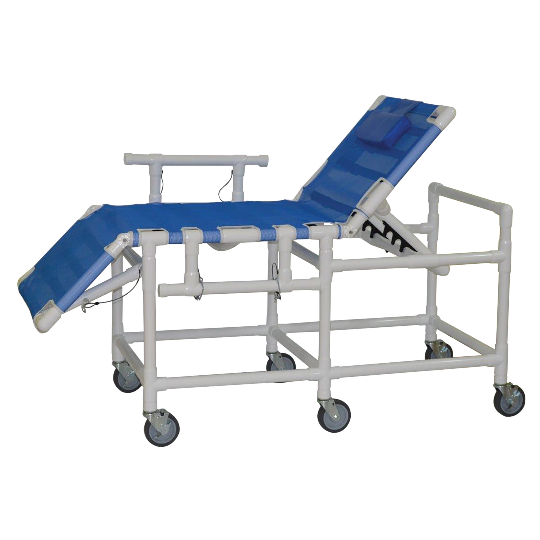 MJM International Sling gurney with elevated head rest (ratchet system