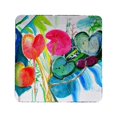 thumbnail image 1 of Betsy Drake CT1130 Cyclamen Plant Coaster - Set of 4, 1 of 1