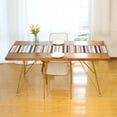 thumbnail image 3 of Yayeee Table Runner 90 inches Long Home Kitchen Dinning Party Decoration, Brown Abstract Stripes, 3 of 7