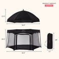 thumbnail image 6 of Dream On Me Onyx Baby Play Yard Set with Canopy, Black, 6 of 9