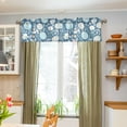 thumbnail image 3 of Yayeee Kitchen Valance Rod Pocket 54" x 18" Living Room Window Curtain, Easter Eggs, 3 of 6