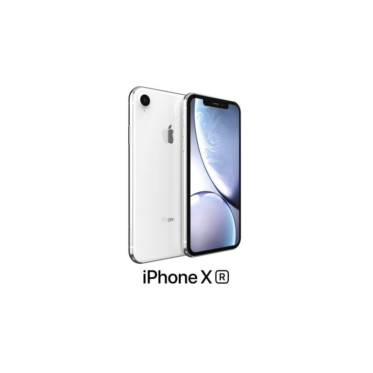 Restored Apple iPhone XR 64GB White Factory Unlocked Smartphone with  Tempered Glass (Refurbished)