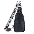 thumbnail image 1 of Bolso bohemio en el pecho con estampado de animales bolso de hombro de piel sintética para teléfono para mujer y niña, 1 of 9