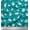 Teal Green, variant on Soimoi Cotton Duck Fabric Bird & Cat Animal Print Fabric by Yard 42 Inch Wide
