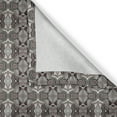 thumbnail image 6 of Ambesonne Vintage Grommet Curtain, Victorian Royal Floral, 50" x 54", Eggplant Cream Tan, 6 of 6