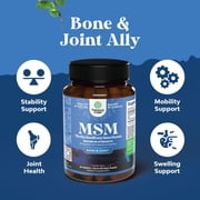 Natures Craft MSM 1000mg Beauty Supplement – Joint & Skin Support, 60 Capsules