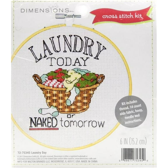 Simplicity Laundry Day Cross Stitch Kit