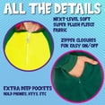 thumbnail image 4 of Funziez! Dinosaur Slim Fit Unisex Union Suit Costume - Adult Halloween - L, 4 of 6