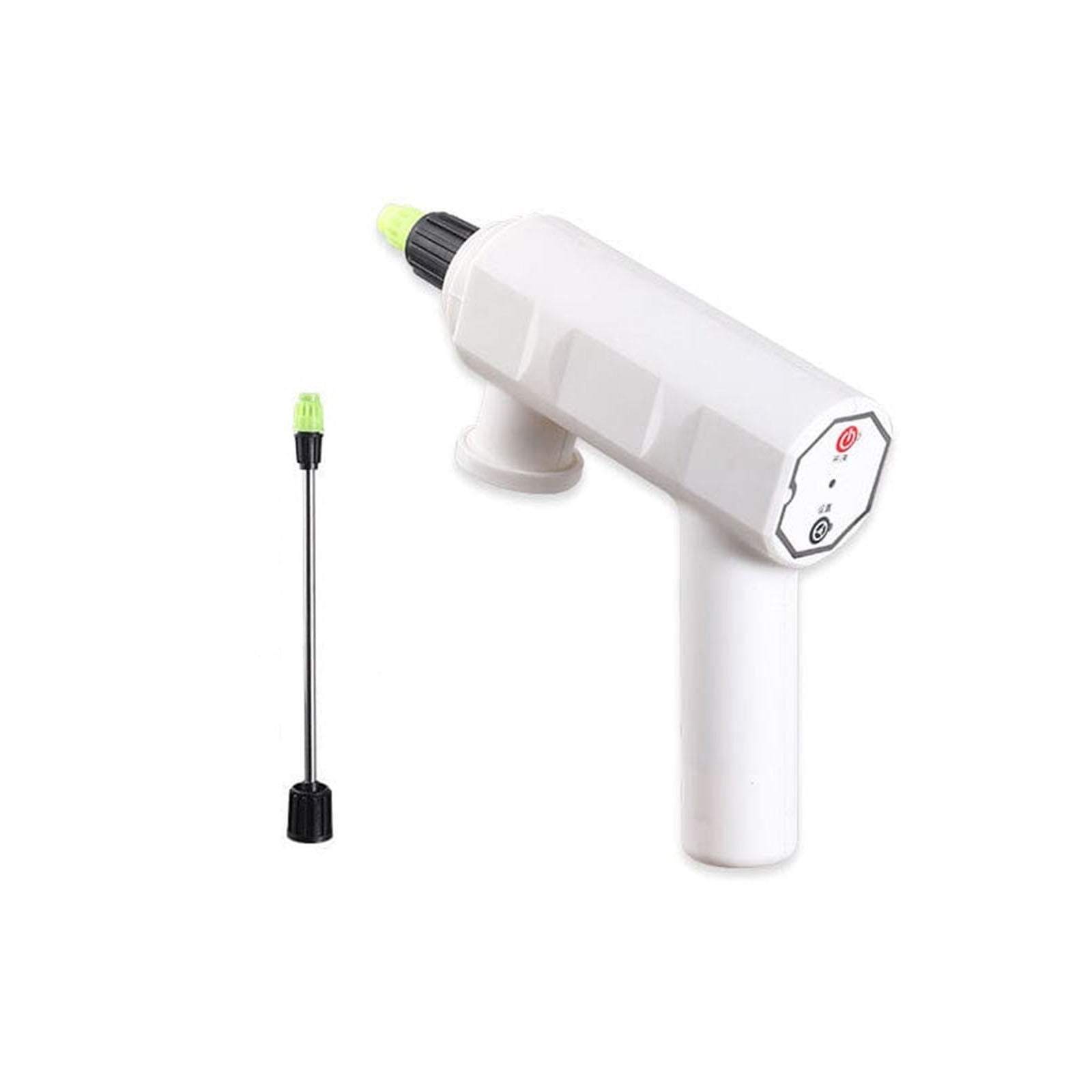 Lunxisen 2 Pcs Rechargeable Sprayer Head Automatic Timing Drip Irrigation System for Garden Lawn Plant Watering Sprinkler Kit