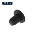 thumbnail image 4 of Uxcell 32 Pieces Black Rubber Stopper, 5.3mm Plug Holes for 5mm/0.2" Hole, 4 of 6