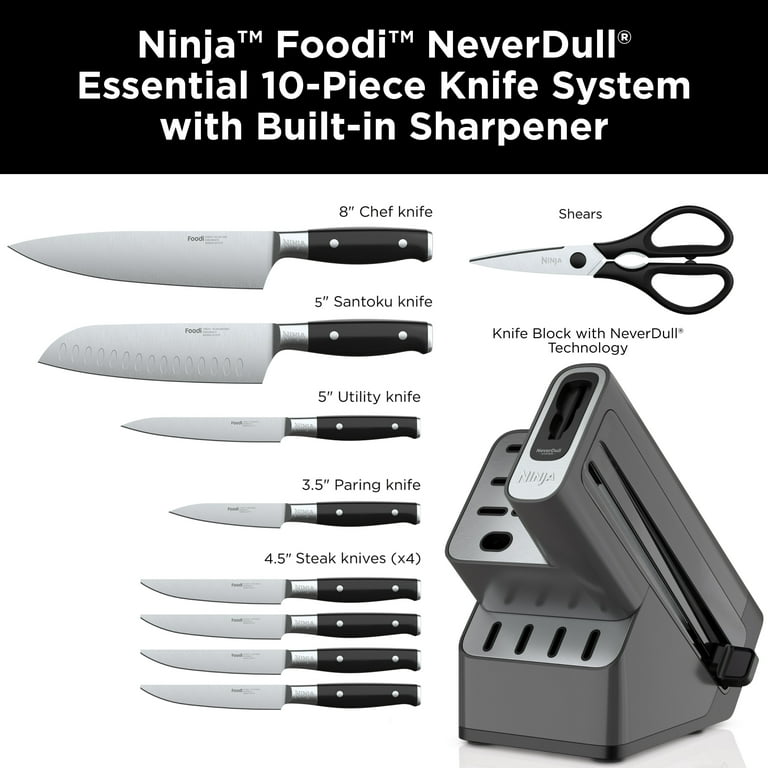 Ninja Foodi NeverDull Premium Knife System - K32015A for sale online